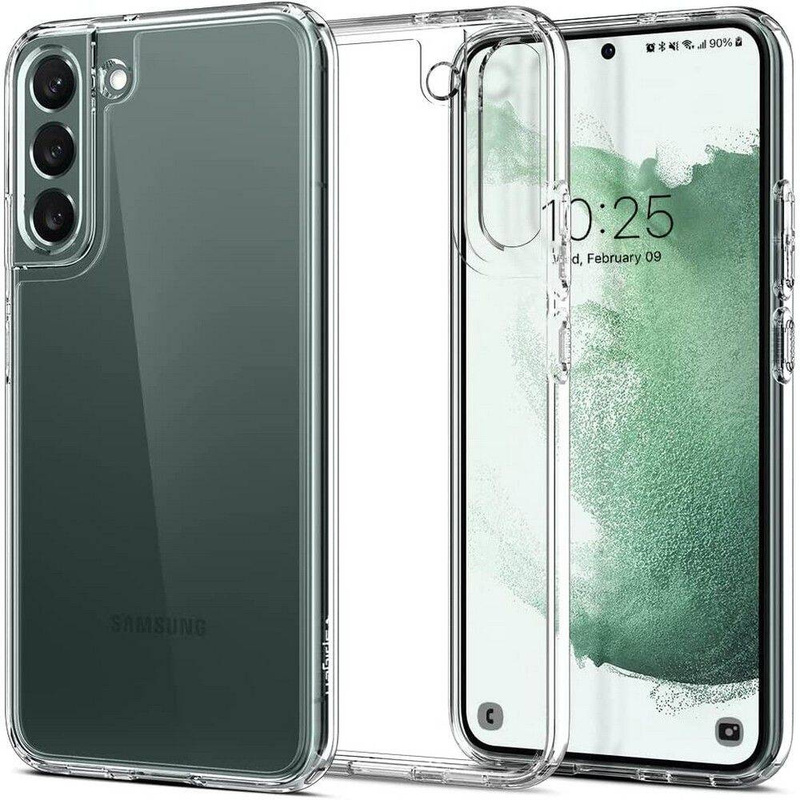 Etui SAMSUNG GALAXY S22 Spigen Ultra Hybrid Crystal Clear transparentne