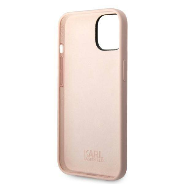 Karl Lagerfeld Silicone NFT Ikonik - Etui iPhone 14 Plus (różowy)