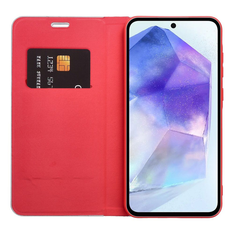 Kabura LUNA Book Carbon do XIAOMI Redmi NOTE 13 4G czerwony
