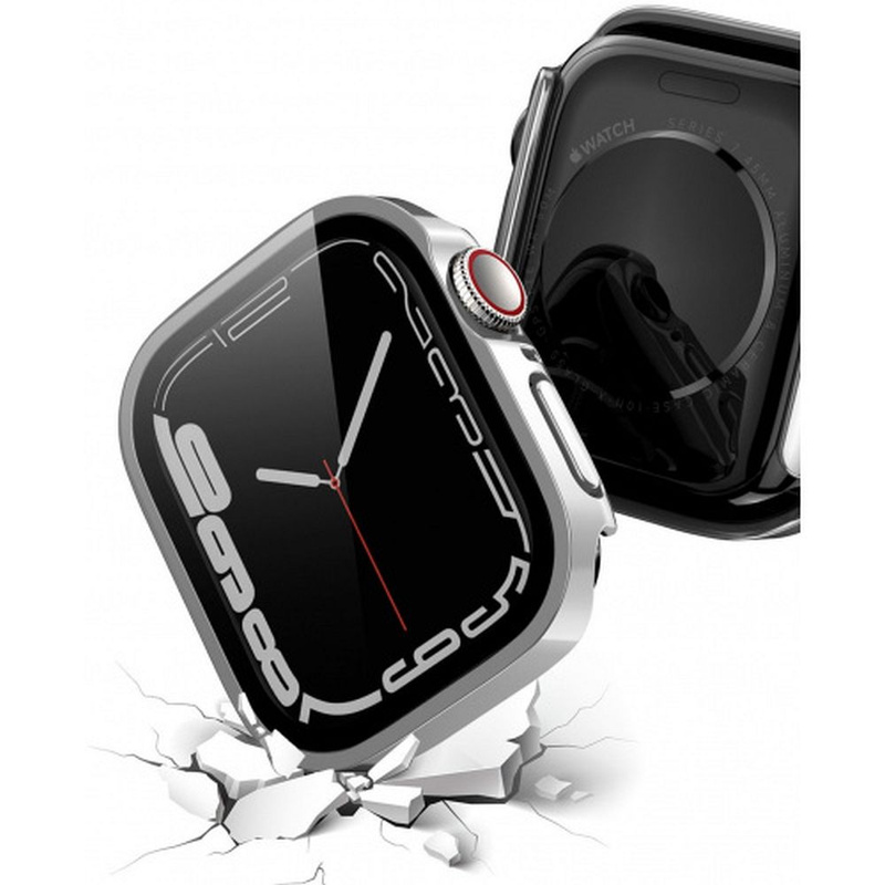 Case APPLE WATCH 7 (45MM) Dux Ducis Case silver