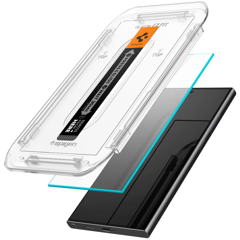 Spigen Glas.tR EZ Fit gehärtetes Glas für Samsung Galaxy S24 Ultra - 2 Stk.