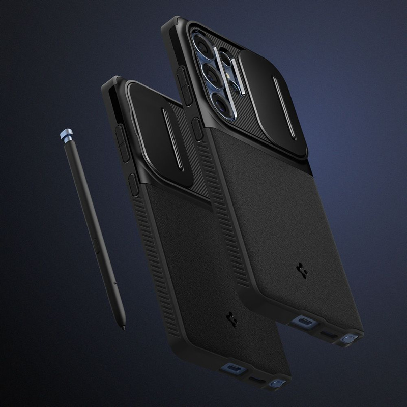 Spigen nakładka Optik Armor do Samsung Galaxy S25 Ultra Czarna