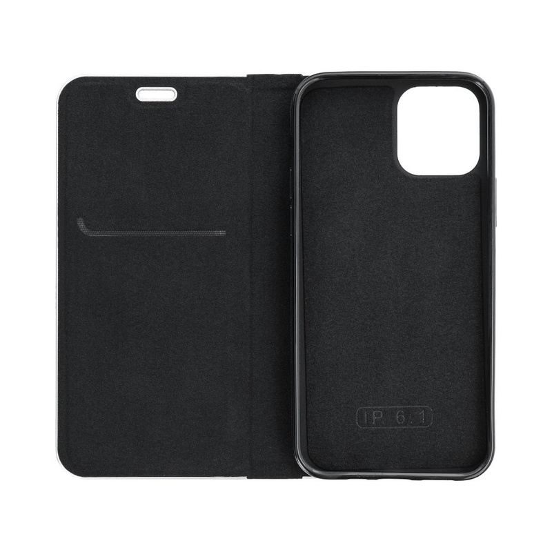 Kabura LUNA Book Carbon do IPHONE 15 Pro czarny
