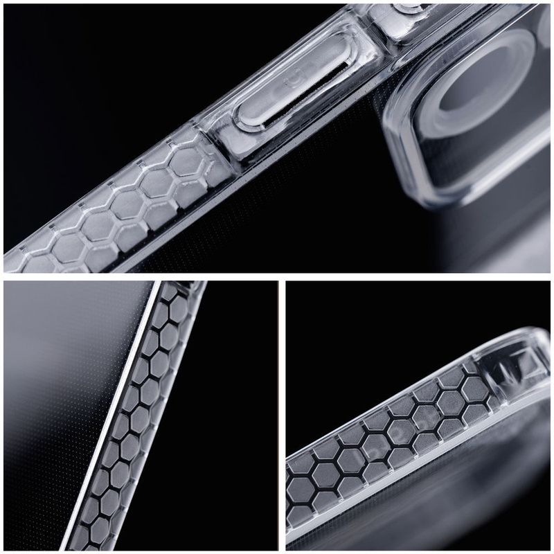 Futerał CLEAR CASE 1,5 mm GRID do IPHONE 15 Pro Max transparentny