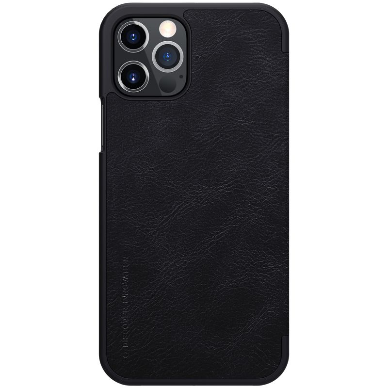 Nillkin Qin skórzana kabura etui Samsung Galaxy A42 5G czarny