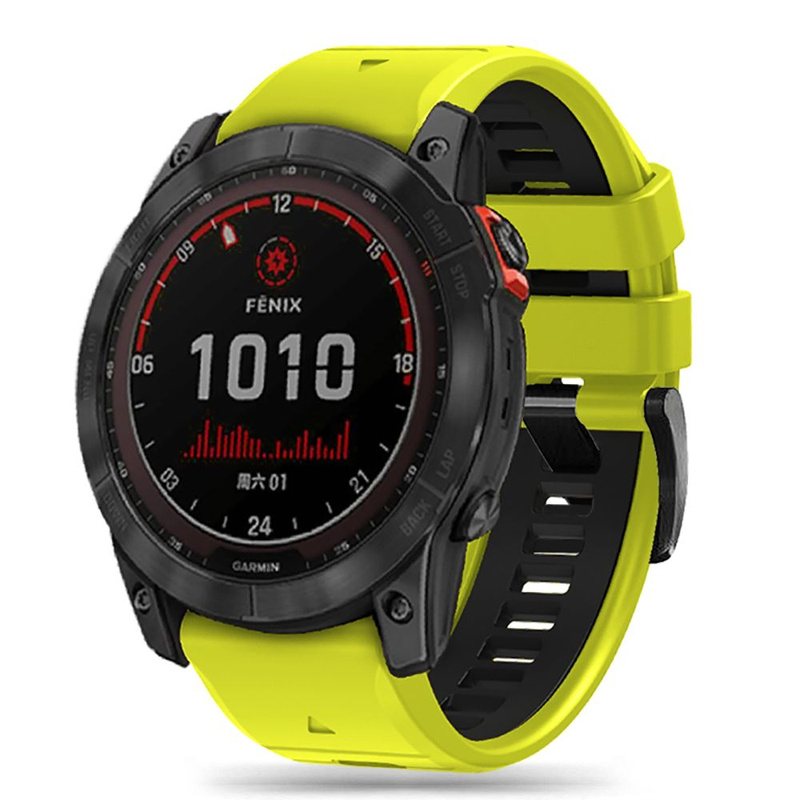 Armband für GARMIN FENIX 3 / 5X / 3HR / 5X PLUS / 6X / 6X PRO / 7X Tech-Protect IconBand Kalkschwarz