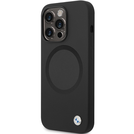 Original Case IPHONE 14 PRO MAX BMW Signature Liquid Silicone MagSafe (BMHMP14XSILBK2) black