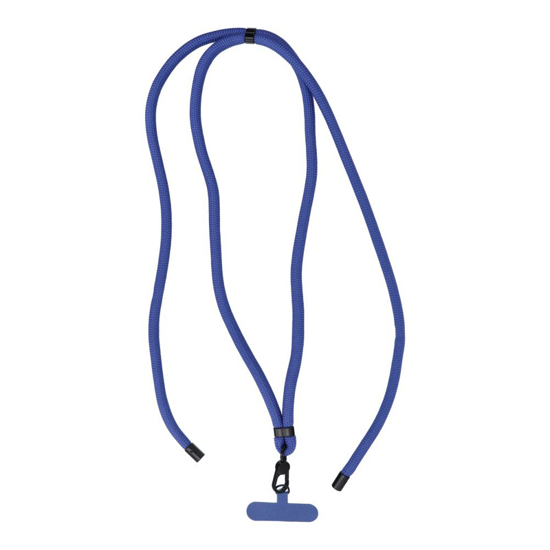 Zawieszka SWING (8mm) do telefonu z regulacją długości / długość sznura 165cm (max 82,5cm w pętli) / na ramię lub szyję - granatowy