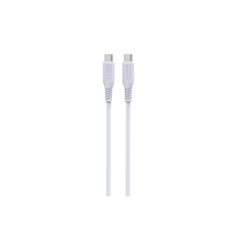 Devia kabel GRS EC636 PD USB-C - USB-C 1,0 m 60W 3A biały