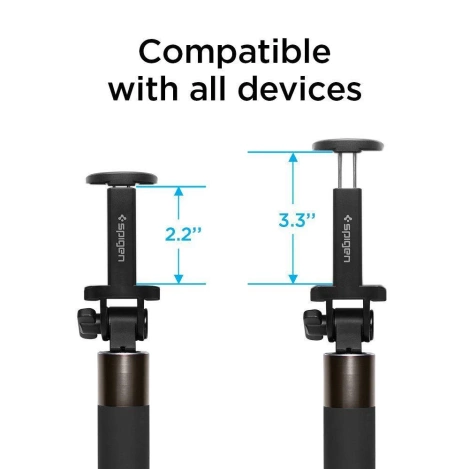 Spigen S530w Wireless Selfie Stick Black