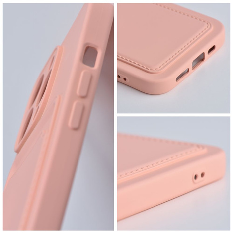 Futerał CARD CASE do IPHONE 11 różowy