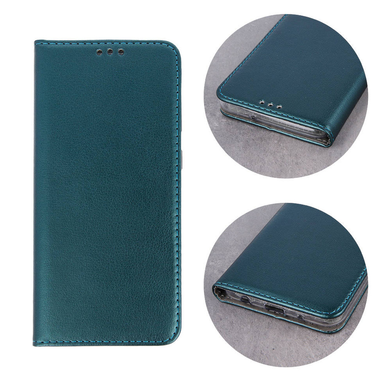 Etui Smart Magnetic do Samsung Galaxy A52 4G / A52 5G / A52S 5G ciemnozielone