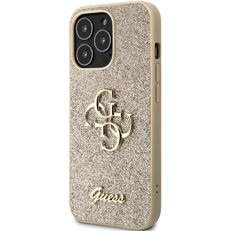 Oryginalne Etui IPHONE 13 PRO Guess Hardcase Glitter Script Big 4G