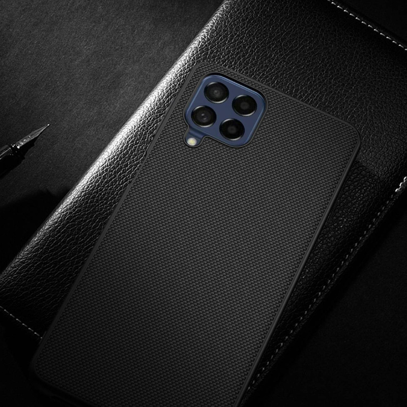 Nillkin Textured Case verstärktes Gehäuse mit Gelrahmen Samsung Galaxy M53 5G schwarz