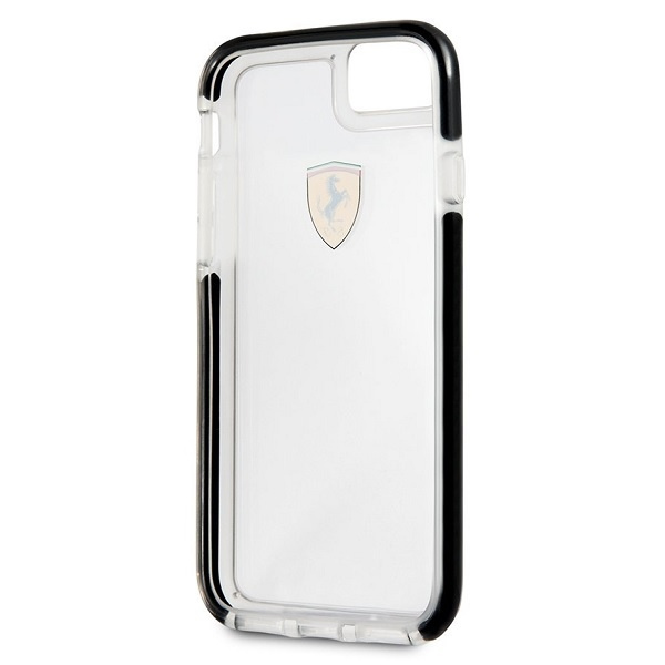 Ferrari Hardcase FEGLHCP7BK iPhone 7/8 SE2020 Shockproof transparent black