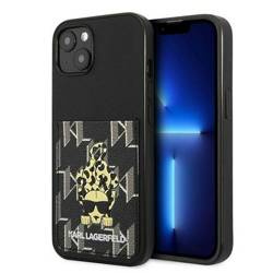 Case IPHONE 13 Karl Lagerfeld Hardcase Karlimals Cardslot (KLHCP13MCANCNK) black