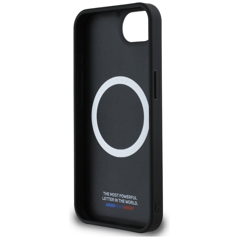 BMW futerał do IPHONE 16e (SE 4 2025) kompatybilny z MagSafe BMHMPSE424PUOCSK (PU Oversized Stripes) black