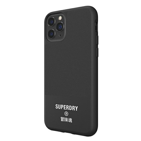 SuperDry Molded Canvas iPhone 11 Pro Ma x Case black / black 41550
