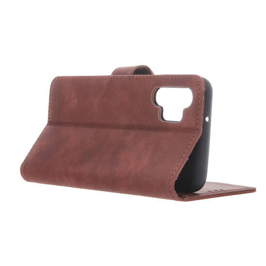 Etui Smart Velvet do Xiaomi Redmi Note 13 5G (global) brązowe