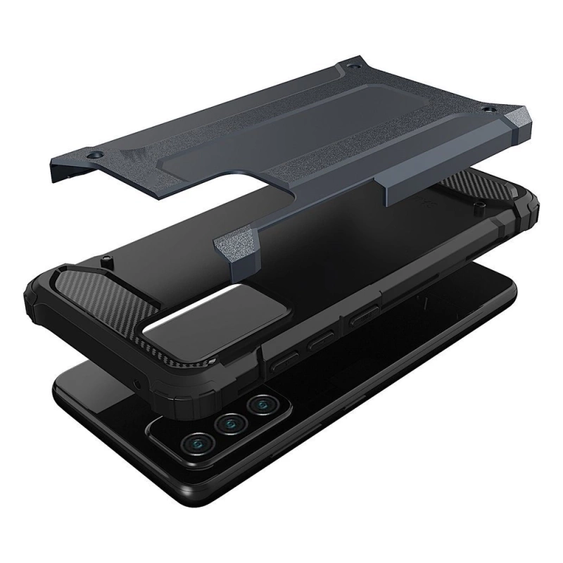 Hybrid Armor Case für Samsung Galaxy A56 - Silber