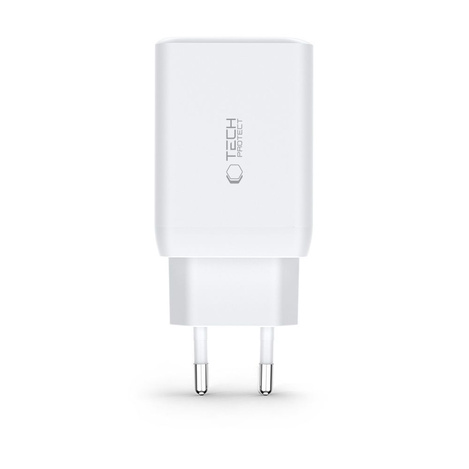 Ładowarka Sieciowa 65W 2x USB-C PD + QC3.0 USB Tech-Protect C65W czarna