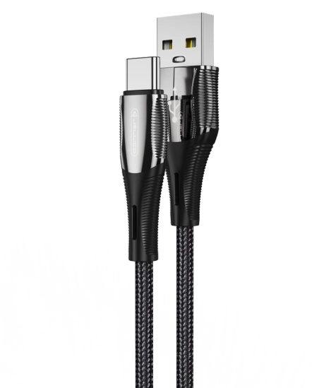 JELLICO kabel B18 USB-C 3.1A 1M Czarny
