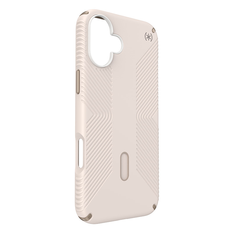 Speck Presidio2 Grip ClickLock & MagSafe - Etui iPhone 16 Plus (Bleached Bone / Heirloom Gold / Hazel Brown)