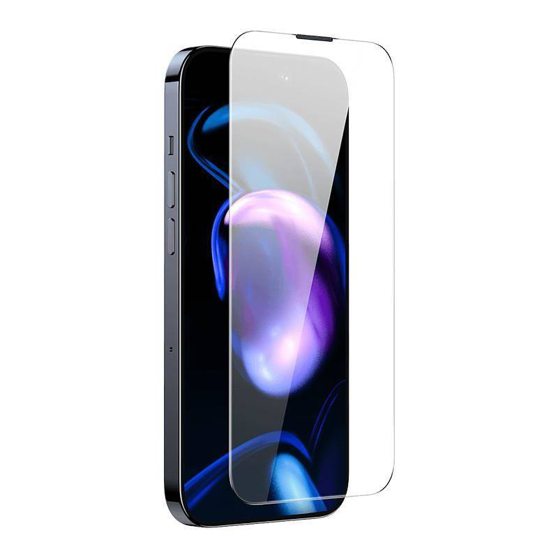 Szkło Hartowane IPHONE 14 PRO Baseus Corning z Filtrem Przeciwpyłowym