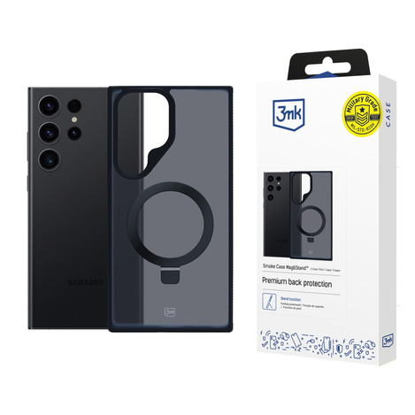 3MK Smoke Case Sam S24 Ultra Magsafe & Stand