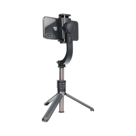 Zestaw / uchwyt selfie z pilotem na bluetooth tripod GIMBAL stabilizator czarny SSTR-L08