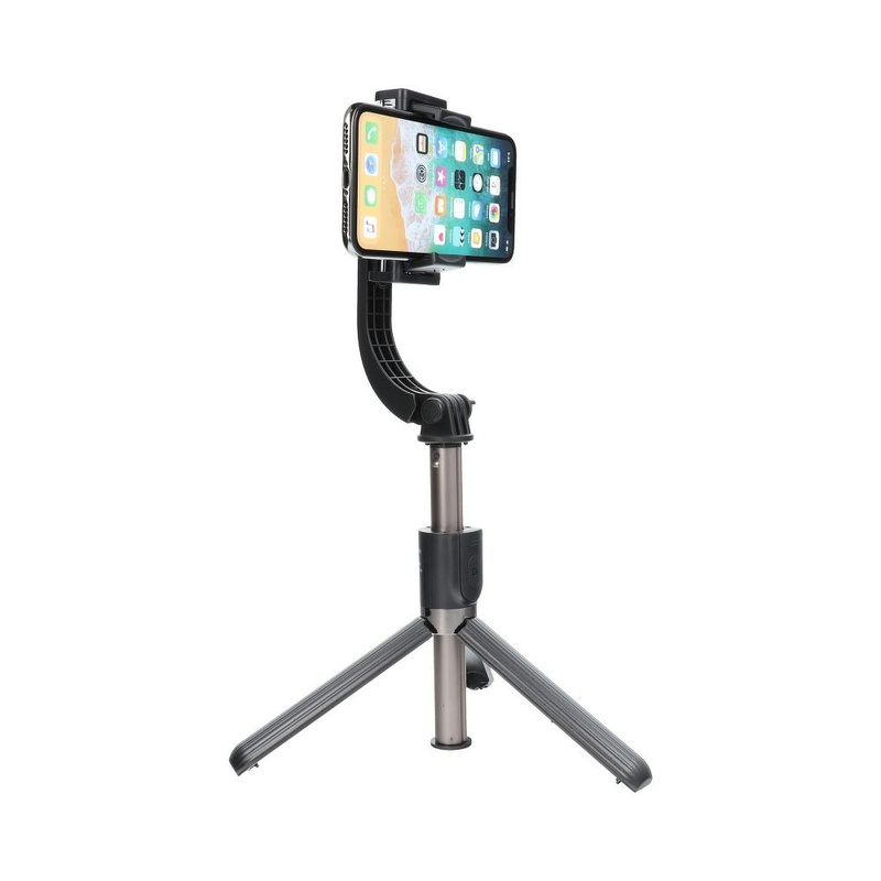 Zestaw / uchwyt selfie z pilotem na bluetooth tripod GIMBAL stabilizator czarny SSTR-L08