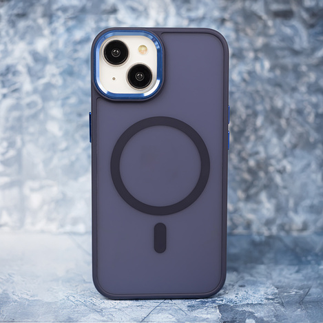 Nakładka Frozen Mag do iPhone 16 Pro 6,3&quot; granatowa