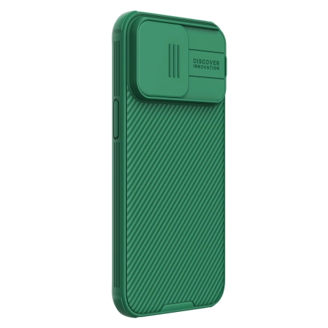 Nillkin CamShield Pro magnetische Hülle für iPhone 15 Pro mit Kameraschutz – Grün