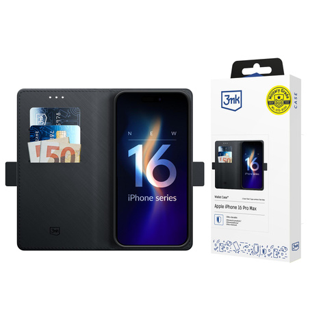 3MK Wallet Case iPhone 16 Pro Max 6.9"