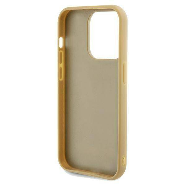 Oryginalne Etui GUESS Hardcase GUHCP14LPMSDGSD do iPhone 14 Pro (Disco Script Metal / złoty)