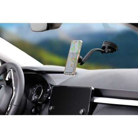 FORCELL F-Grip MagLuxe uchwyt samochodowy do szyby/deski/kratki magnetyczny czarny