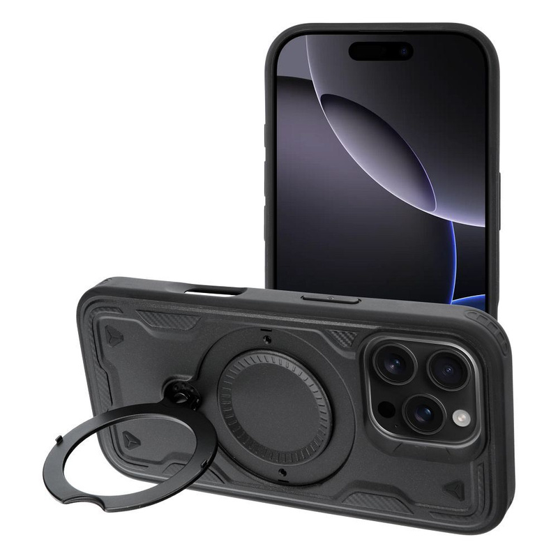 Futerał FROST ARMOR do IPHONE 16 Plus czarny