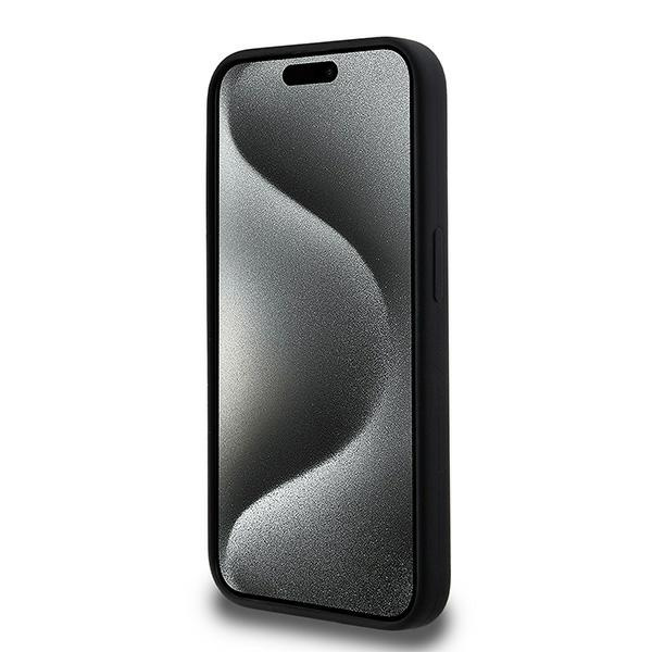 Oryginalne Etui KARL LAGERFELD Silicone Karl & Choupette MagSafe KLHMP15XSKCHPPLK do Iphone 15 Pro Max Czarny