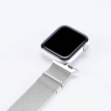 Pasek do APPLE WATCH 38 / 40 / 41 MM Dux Ducis Strap Milanese srebrne