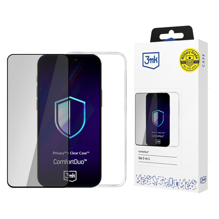 Apple iPhone 15 Plus - 3mk ComfortDuo Privacy Clear