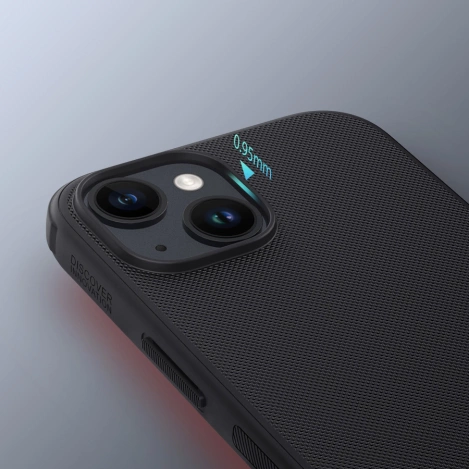 Wzmocnione etui do iPhone 15 Pro Nillkin Super Frosted Shield Pro - niebieskie