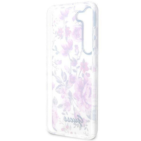 Guess GUHCS23SHCFWST S23 S911 weiß/weiß Hardcase Flower Collection