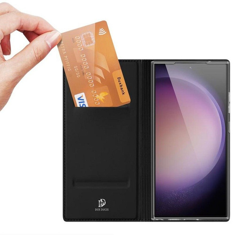 Dux Ducis Skin Pro Hülle für Samsung S24 Ultra mit Klappe - Schwarz