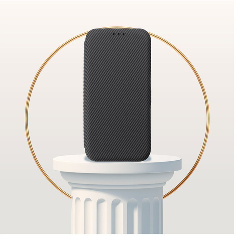 Kabura FOLIO Side Magnet do IPHONE 15 PRO MAX czarny