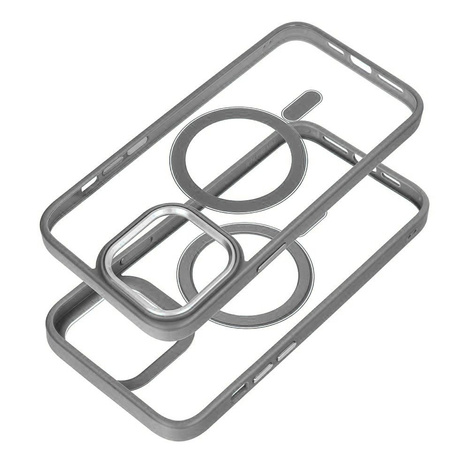 Futerał COLOR EDGE MAG COVER kompatybilny z MagSafe do IPHONE 17 tytanowy szary