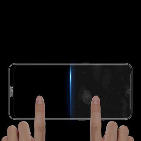 Dux Ducis 10D Tempered Glass Tough Screen Protector Full Coveraged with Frame for Nokia 1.4 transparent (case friendly)