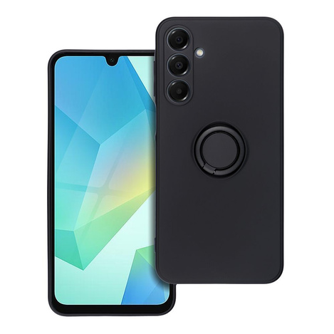 Futerał SILICONE RING do SAMSUNG A16 5G / A16 4G czarny