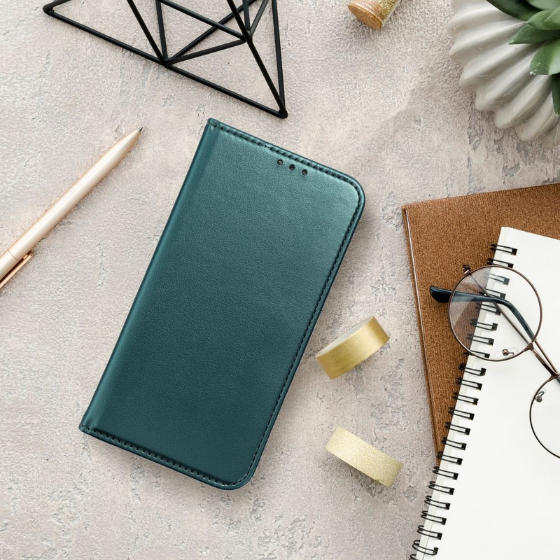 Kabura Smart Magneto do SAMSUNG A25 5G ciemnozielony