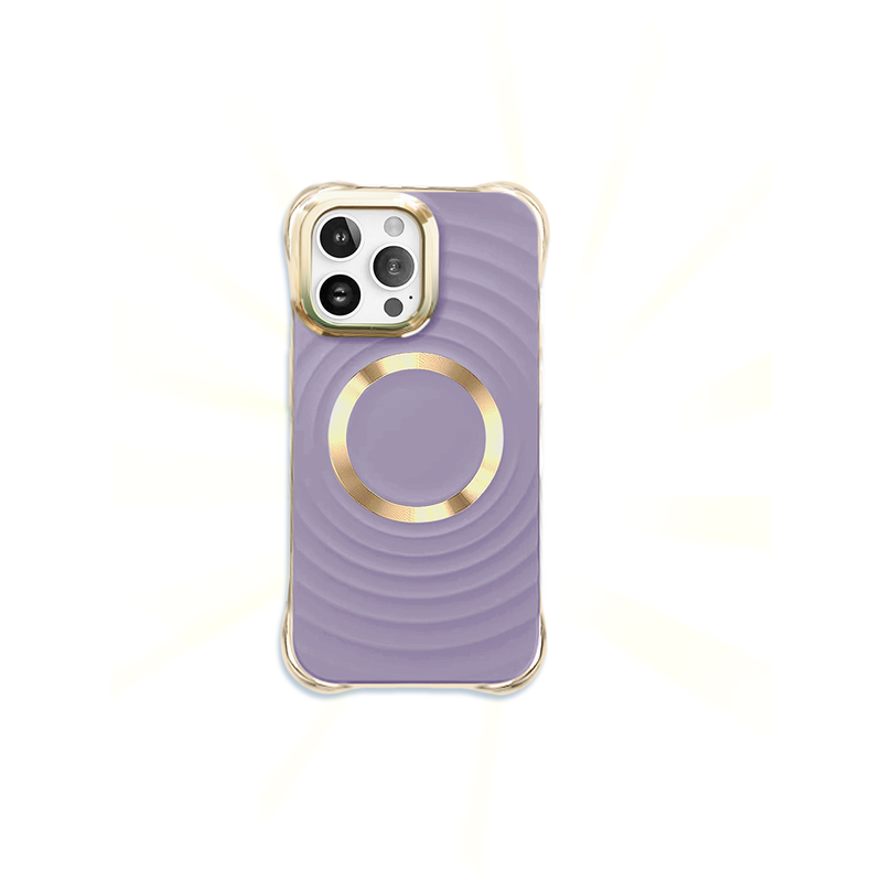 Nakładka Circle Glam Mag do iPhone 14 Pro 6,1" fioletowa
