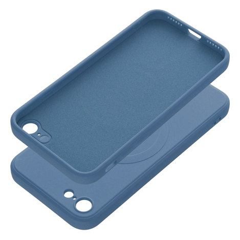 Futerał Silicone Mag Cover kompatybilny z MagSafe do IPHONE 7 / 8 / SE 2020 / SE 2022 niebieski
